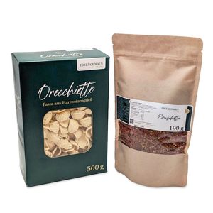 Orecchiette & Bruschetta im Kraftbeutel